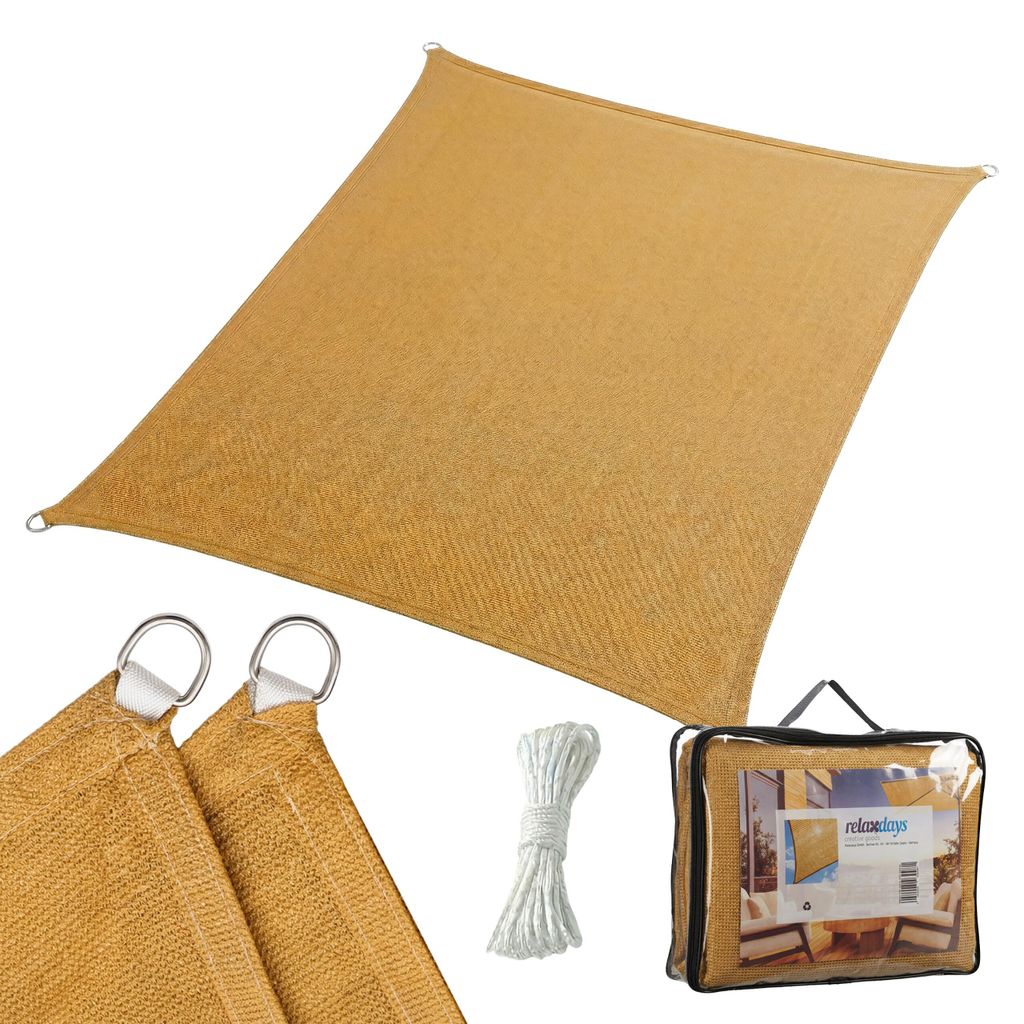 Tente d'ombrage Relaxdays, 2 x 3 m, HDPE, respirante, pour Image du produit 