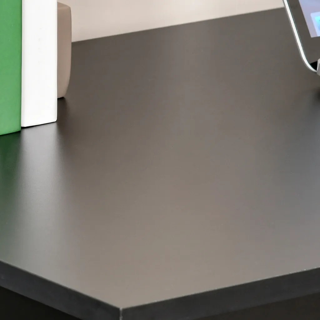 Table d'ordinateur avec étagères latérales pour studio et chambre 120cm