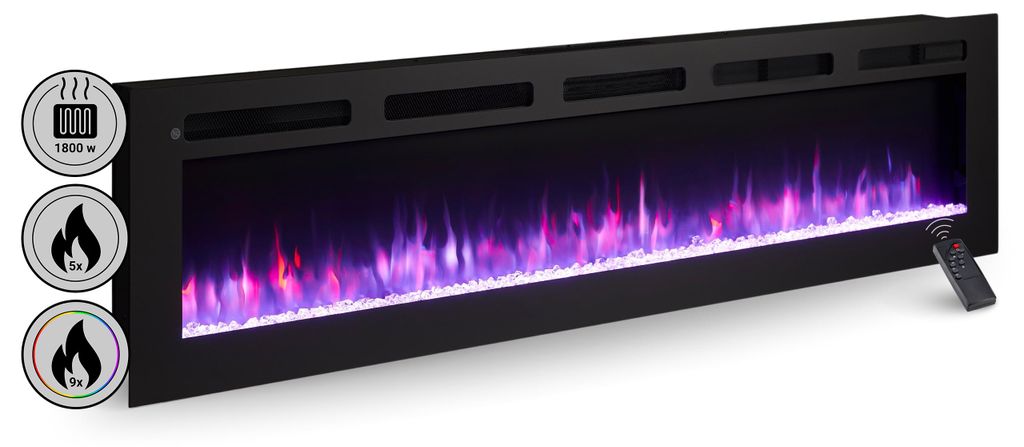 Kominek elektryczny do zabudowy BALDERIA Leif 70 – moc Zdjęcie produktu 
