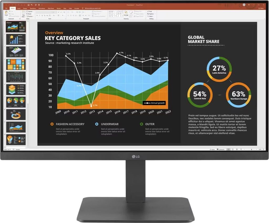 LG 27BR550Y-C Monitor 68,6 cm (27,0 Zoll) schwarz Produktbild 