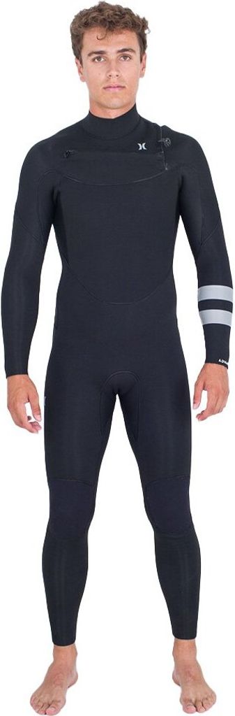 Hurley Advant 4/3 Mm Langarm-neoprenanzug Mit Brustreißverschluss Schwarz LS Schwarz LS