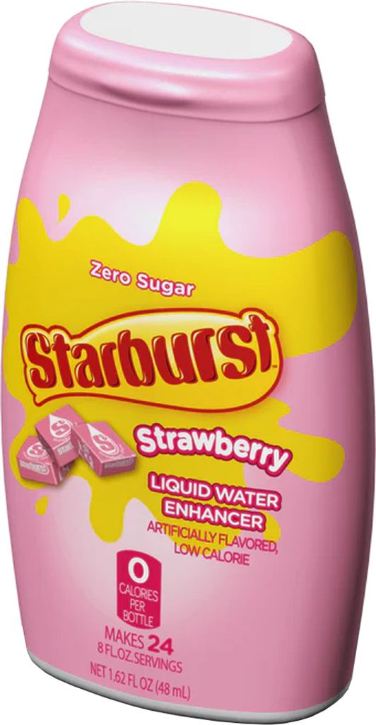 Starburst - Strawberry Liquid Water Enhancer Zero Sugar Produktbild 