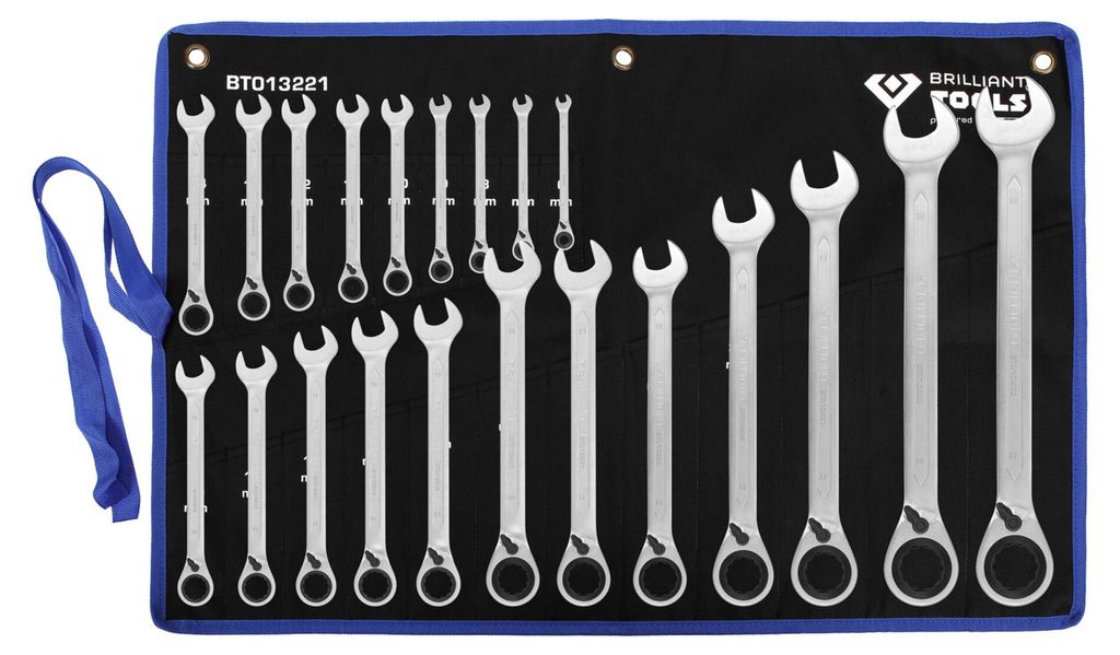 Brilliant Tools BT 0013221 - Set di chiavi ad anello a Immagine del prodotto 