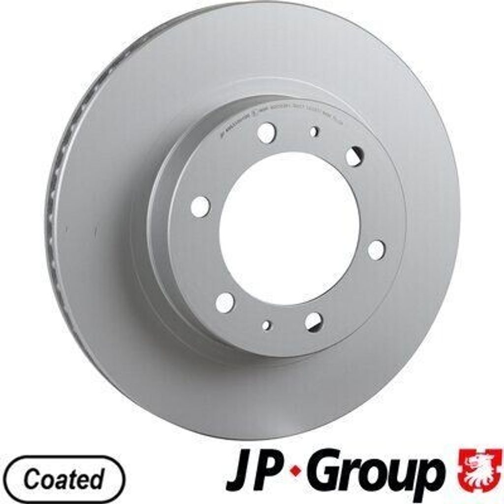 2x JP GROUP Bremsscheibe 4863105100 vorne für TOYOTA HILUX Pick-up (GUN1_) 67mm