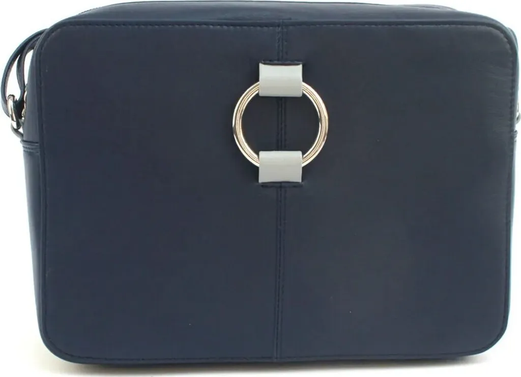 Sac à main en cuir Helen EL432 Eastern Counties Leather - Bleu Marine
