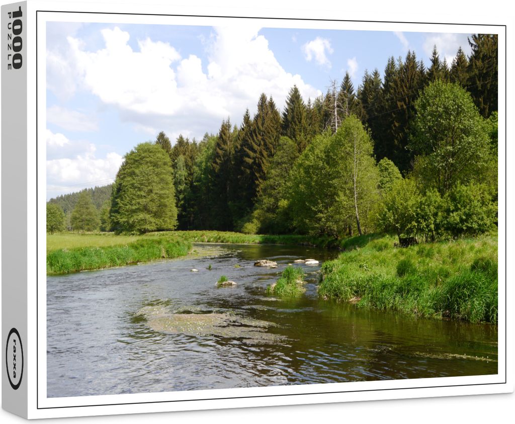 raxxa Premium-Puzzle "Pfreim im Oberpfälzer Wald", 1000 Teile