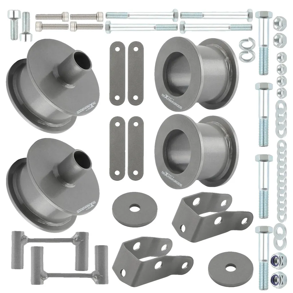 Kit Rehausse Acier Carbone avec Rallonges d'Amortisseur Jeep Wrangler JK