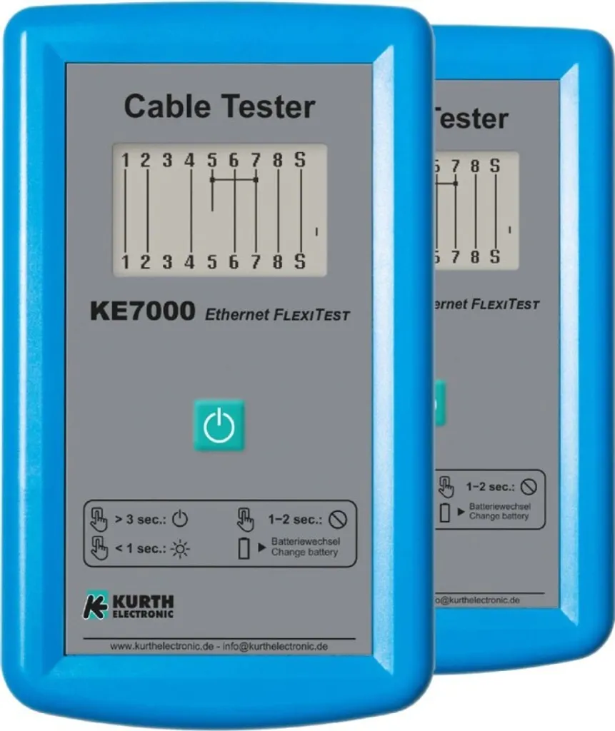 Testeur réseau LAN professionnel KE7000 Kurth Electronic 0.49470
