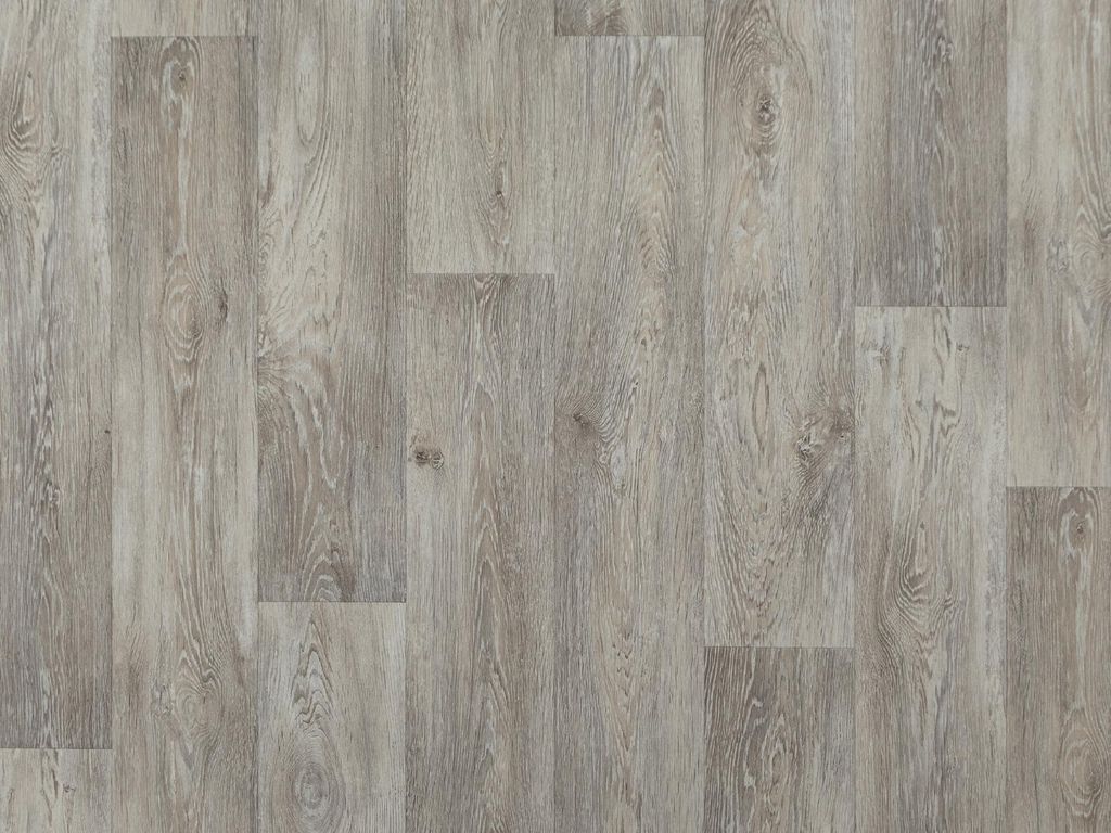 Primaflor PVC TURIN - Eiche grau 619M - 2,00m x 6,50m - Meterware - Vinyl-Boden in Holzoptik für Küche, Wohn- und Badezimmer, Hochwertige Auslegw...