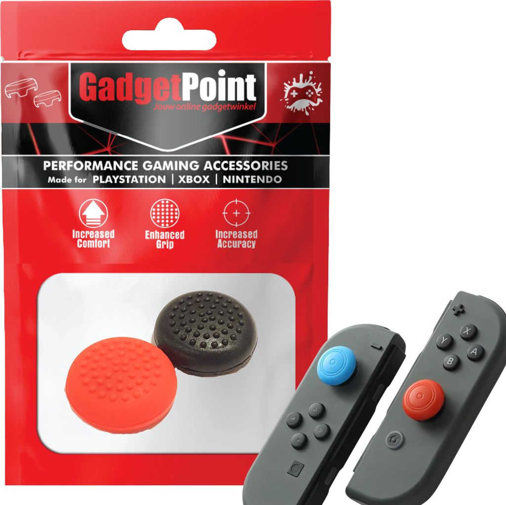 Thumbgrips - Thumb Grips voor Nintendo Switch Joy-Con Controllers - Gaming Thumbgrips - Performance Anti-Slip Thumbsticks - Bescherming Accessoires...