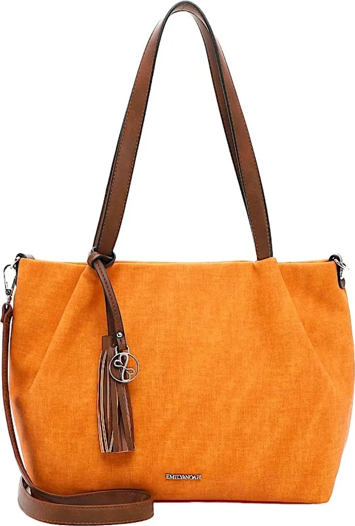 Sac bandoulière orange Elke Emily & Noah : Idéal pour vos sorties en ville