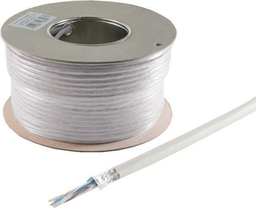 Patchkabel cat5e SF/UTP Halogenfrei 100m Produktbild 