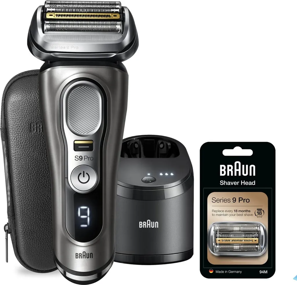 Braun Series 9 Pro 9465cc Rasoir avec Station de Nettoyage Technologie