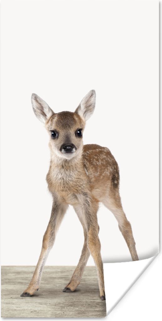 MuchoWow Poster Hirsche - Baby-Hirsche - Tiere - Mädchen - Jungen - Kinder 20x40 cm - Plakat - Foto
