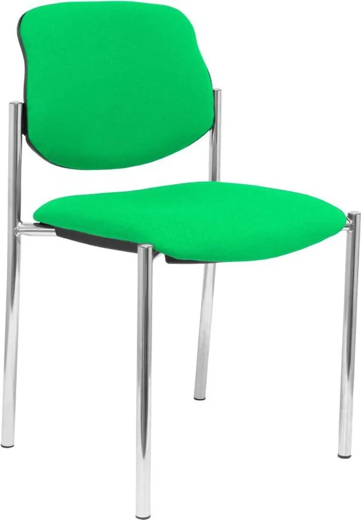 Chaise fixe stable Villalgordo vert Bali : confort durable et chrome