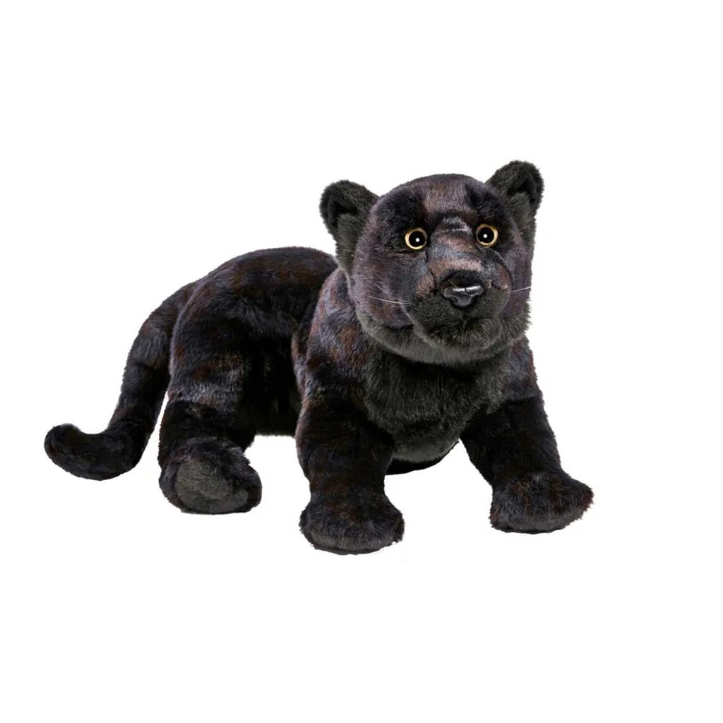 Peluche Panthère Noire de Décoration 42cm pour Chambre et Salon