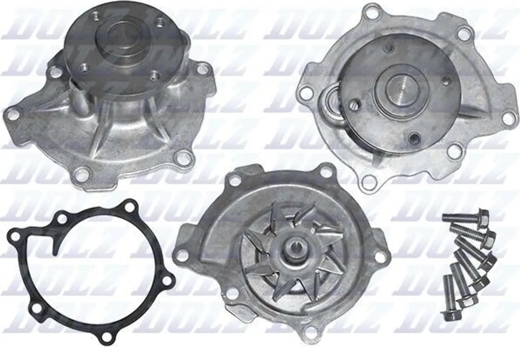Pompe à eau moteur DOLZ avec joint d'étanchéité pour PEUGEOT 4008