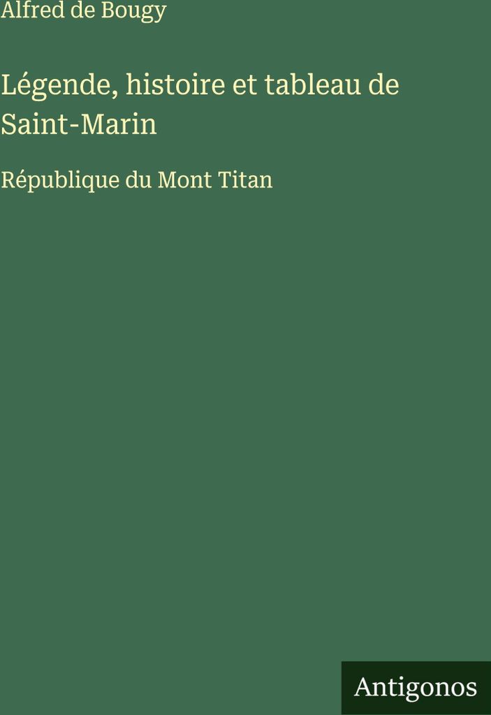 Légende, histoire et tableau de Saint-Marin