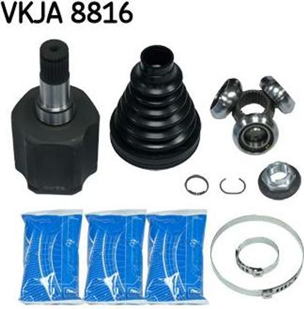 SKF VKJA8816 Gelenksatz, Antriebswelle OE 1534272 kompatibel mit Kuga