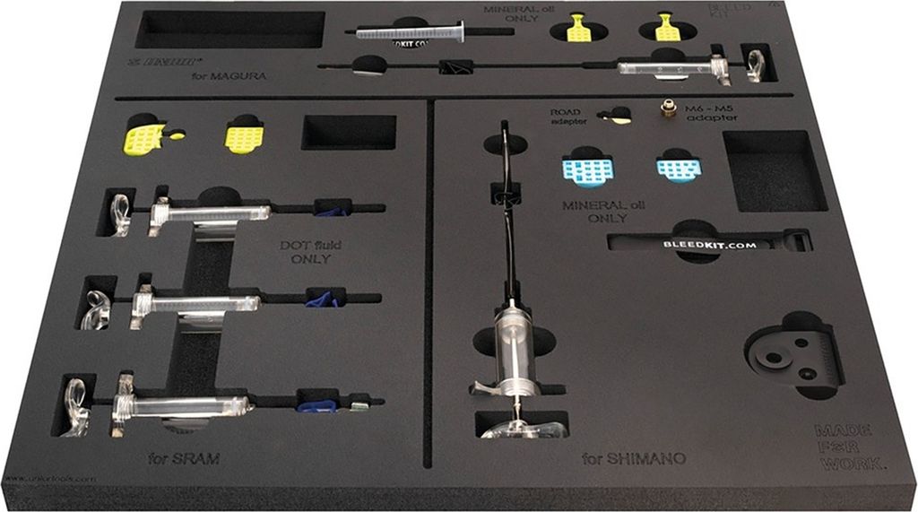 Unior Set1-2600bk Bremsenentlüftungskit Silber Silber One Size