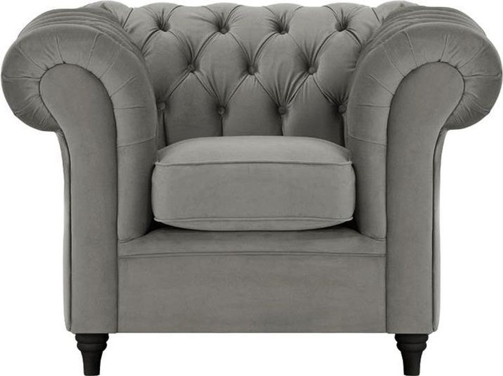 Sessel Chesterfield-Velluto 19-black