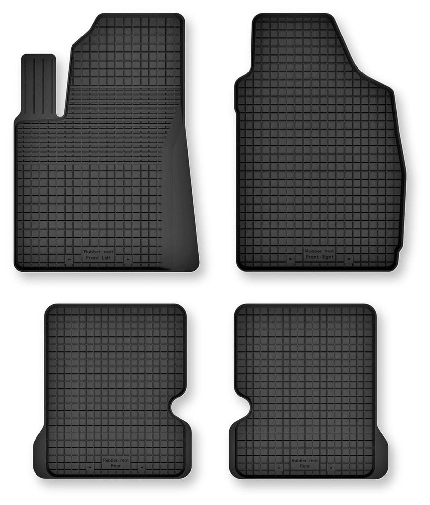 Tapis de sol en caoutchouc pour Fiat Panda II 2002-2010 Image du produit 