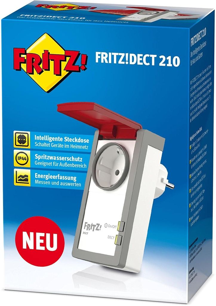 AVM FRITZ!DECT 210 (intelligente Steckdose für Smart Home, Produktbild 