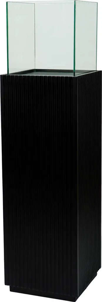 Photophore de sol CANDELA noir 100 cm pour ambiance salon et loft