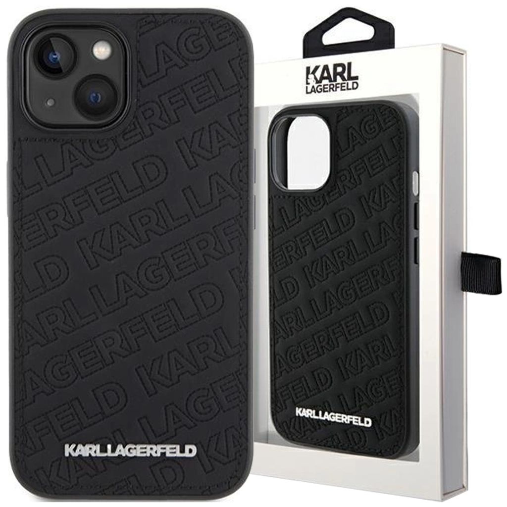 Etui Karl Lagerfeld Quilted K Pattern Na Iphone 15 - Czarne Zdjęcie produktu 