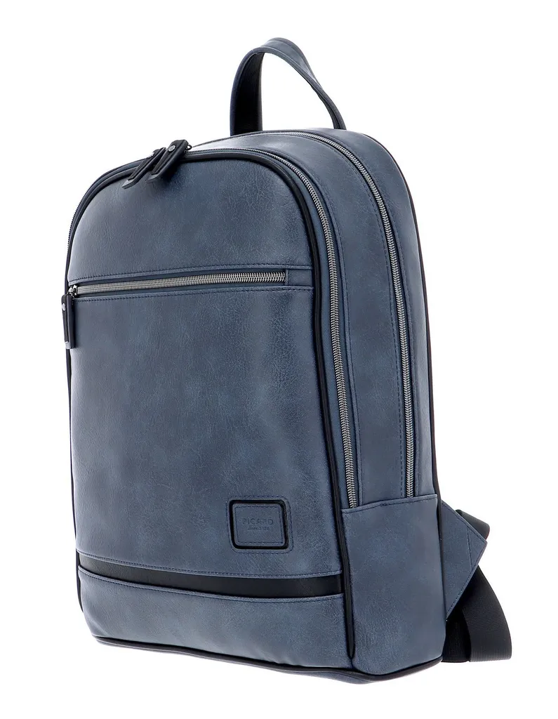 Sac à dos PC portable 15 pouces PICARD Breakers bleu jeans multifonction - 2