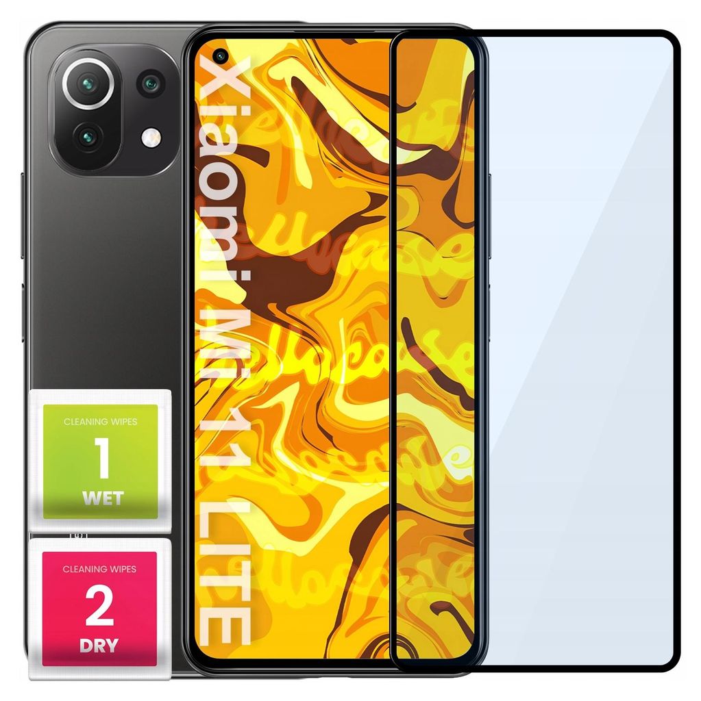 Glas für XIAOMI MI 11 LITE 4G / 5G | NE Panzerglas Panzerfolie Schutzglasfolie Displayschutzglas Echt Glas Schutz Folie Display Glasfolie 9H
