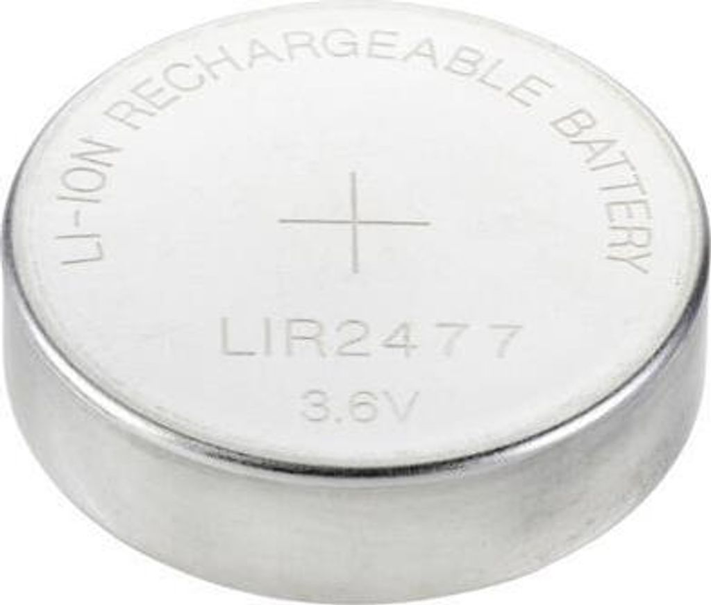 Knopfzellen-Akku LIR 2477 Lithium 180 mAh 3.6 V 1 St