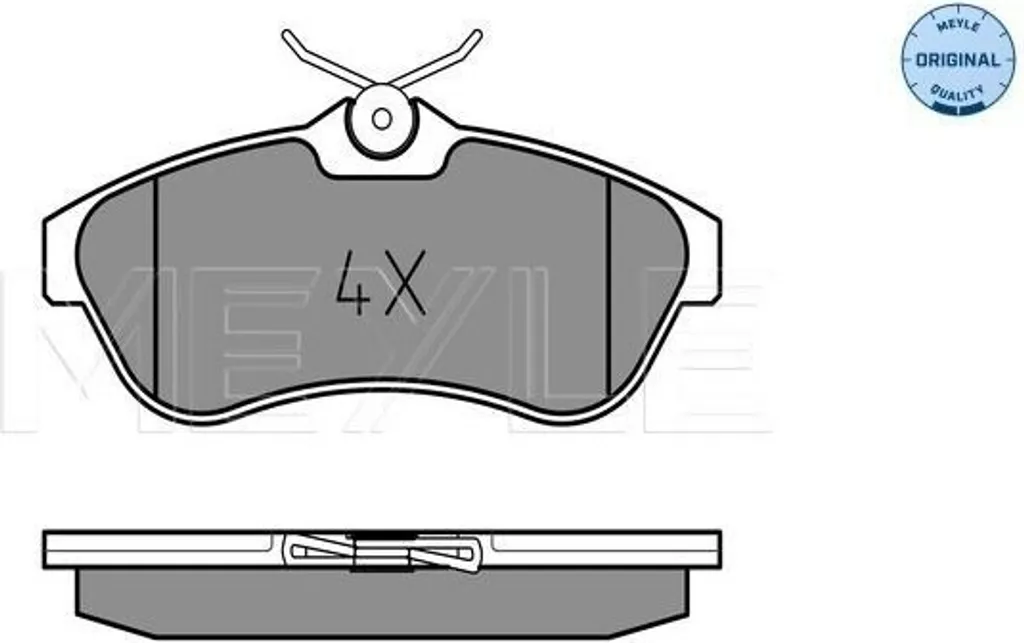 Plaquettes de frein MEYLE haute performance pour Citroën C2 1.4 1.6