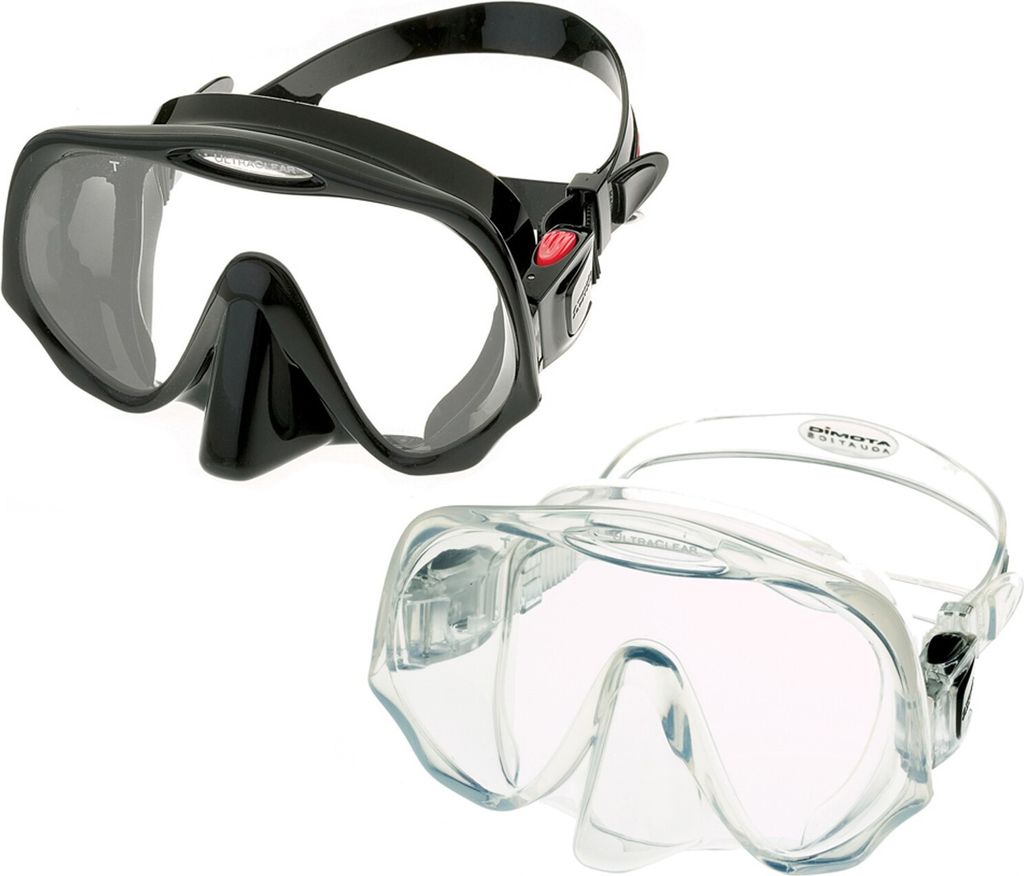 Atomic Aquatics Frameless Tauchmaske Durchsichtig,Schwarz  Produktbild 