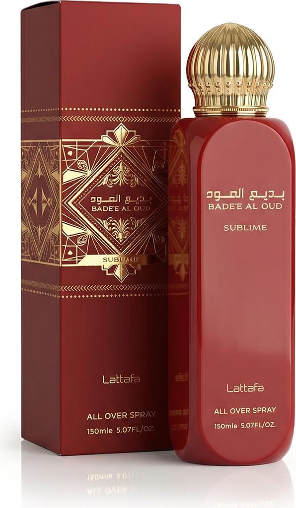 Lattafa Bade'e Al Oud Sublime Bodyspray 150 ml (unisex) Produktbild 