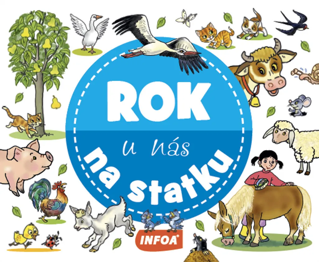 Livre d'éveil Na statku avec illustrations détaillées des 4 saisons