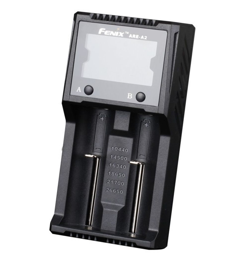 Fenix-Ladegerät für Li-Ion 10440 / 14500 / 16340 / 18650 / 21700 / 26650