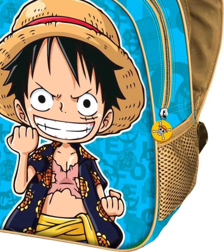 Sac à Dos One Piece Monkey D. Luffy Solide et Confortable Bleu 39cm - 3