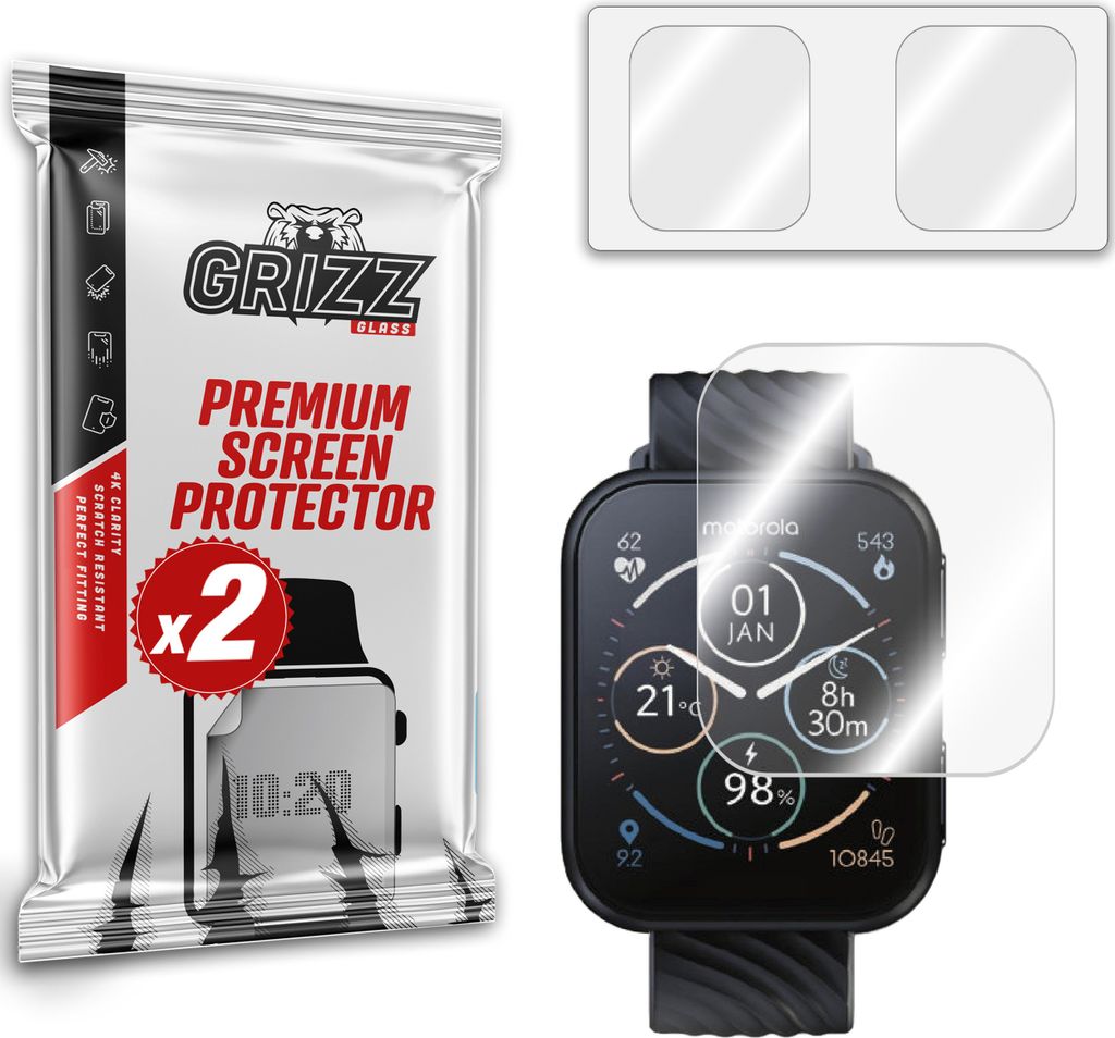 Hybriertes Glas GrizzGlass HybridGlass für Motorola Moto Produktbild 