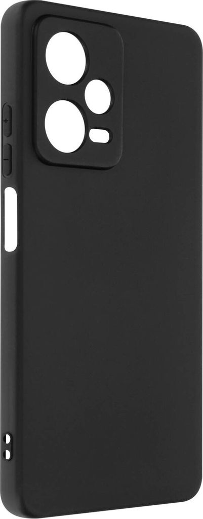Rutschfeste matte Schutzhülle Xiaomi Redmi Note 12 Pro / 12 Pro Plus – Schwarz