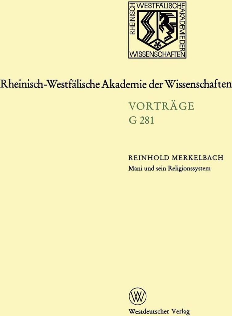 Mani und sein Religionssystem