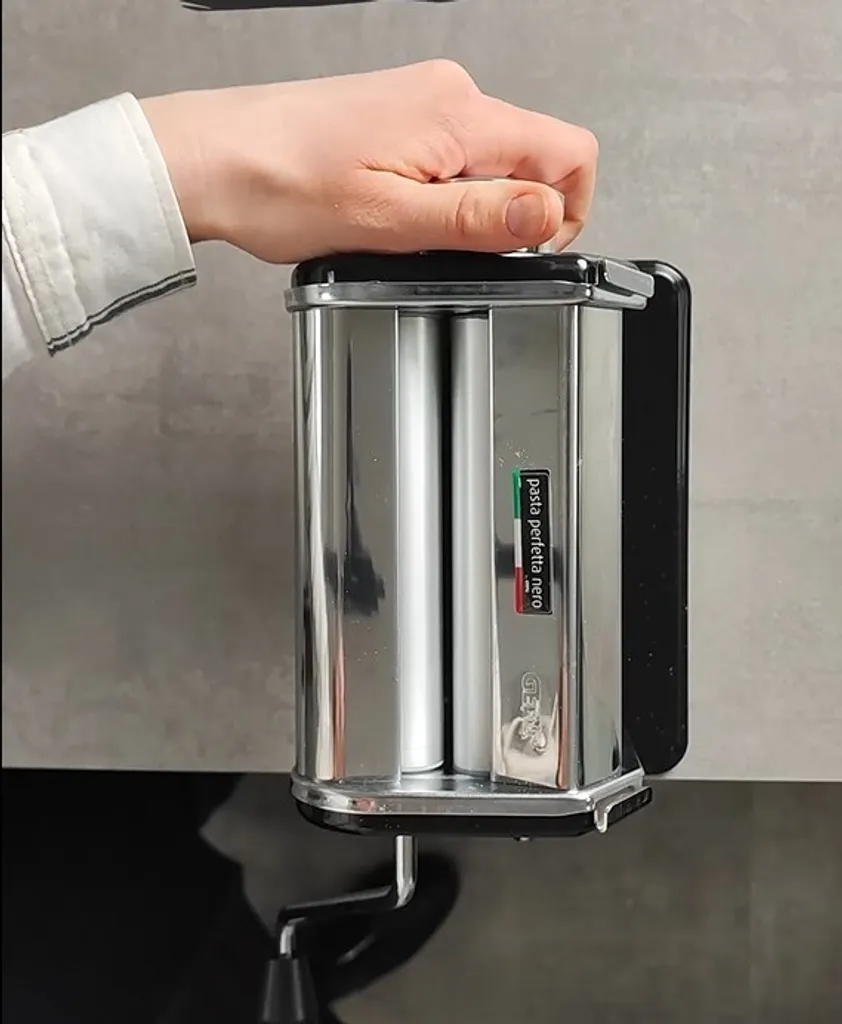 Machine à pâtes en acier PASTA PERFETTA avec rouleaux réglables blanc - 3