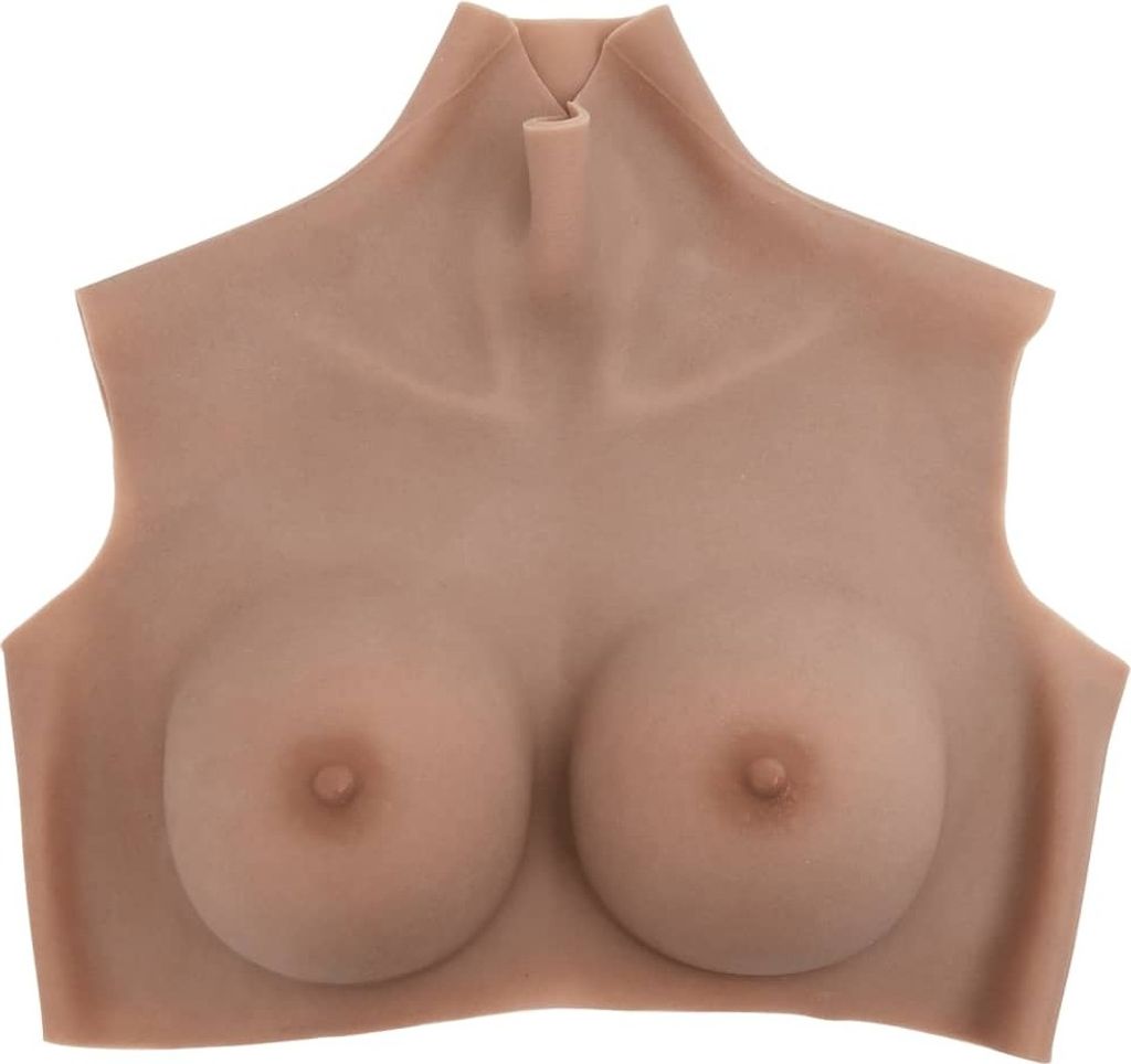 vidaXL Silikonbrüste für Cross-Dresser Bräunlich C Produktbild 