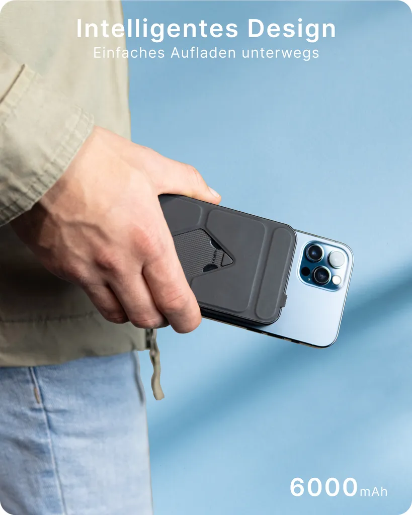 Plus de Batterie Vide ? Powerbank 6000mAh Ultra Fine VOOMY USB-C et A - 6