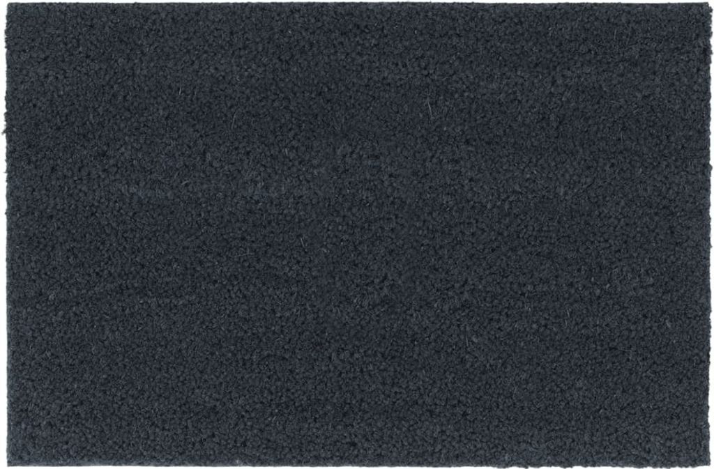 Modernen Stil Fußmatte Dunkelgrau 40x60 cm Kokosfaser Getuftet DE6345
