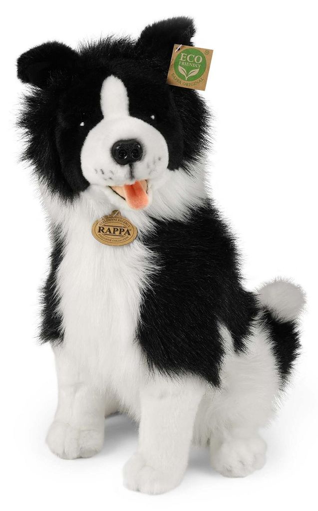 Peluche Border Collie 40 Cm Ecologico Immagine del prodotto 