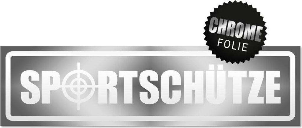 Sportschütze invertiert Magnetschild Schild magnetisch