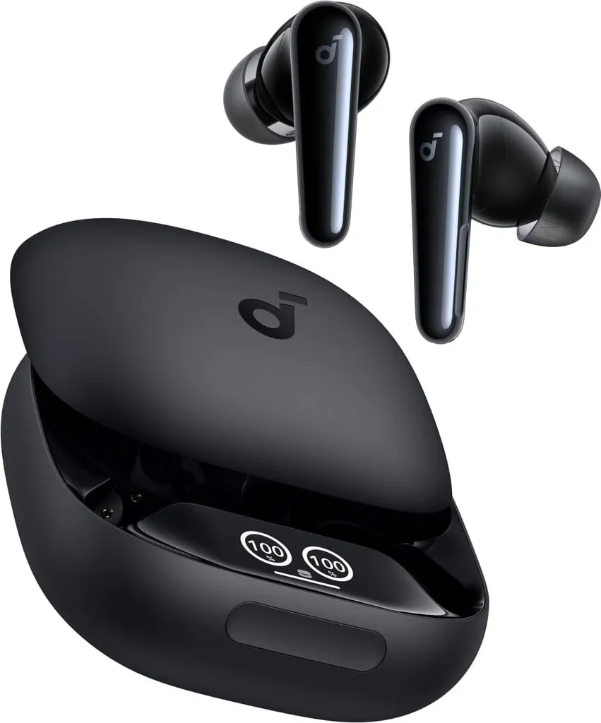 Soundcore Premium Wireless Noise Cancelling In-Ear Kopfhörer mit Adaptive ANC, Hi-Fi Klang, 7 Sensoren, Schnellladung, klaren Anrufen