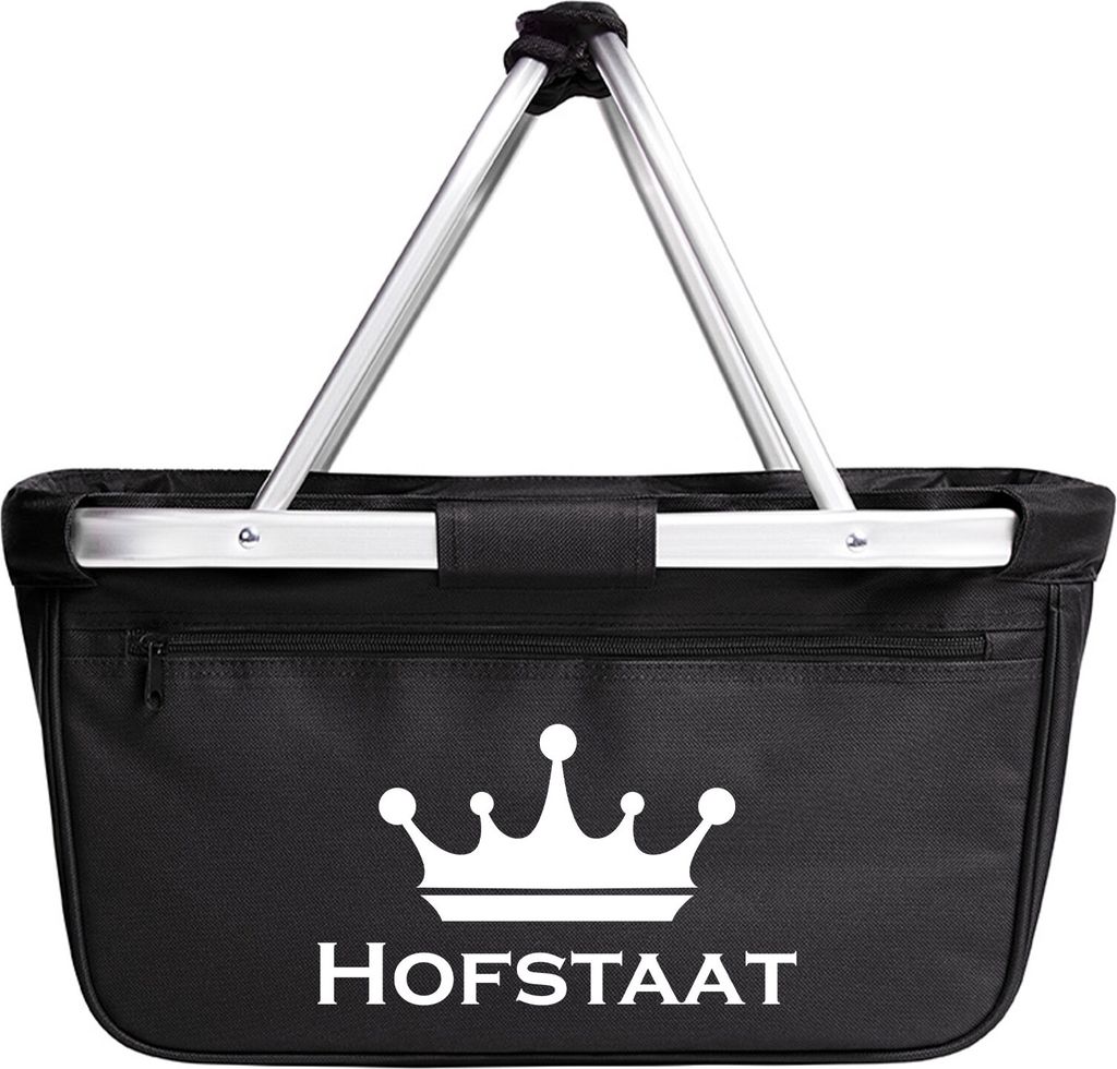 Huuraa Einkaufskorb Hofstaat Schützenfest 20 Liter Black faltbarer Tragekorb Geschenkidee