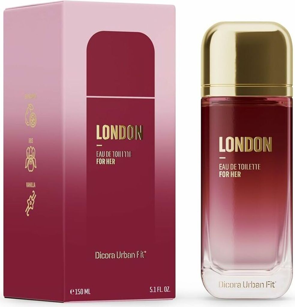 Dámsky parfém Dicora Urban Fit London EDT 150 ml Obrázok produktu 